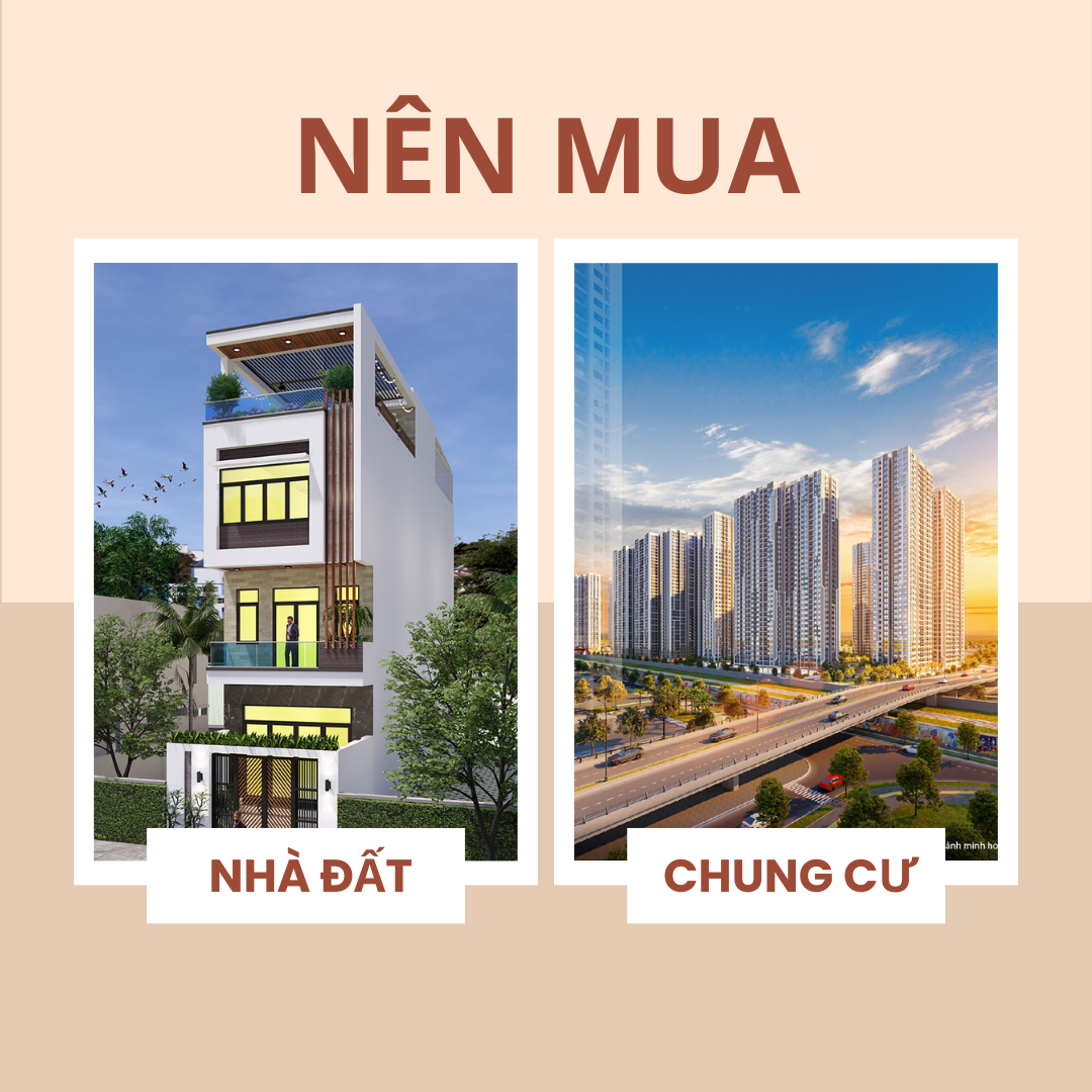 Nên mua chung cư hay nhà đất: Đâu là sự lựa chọn tốt nhất?